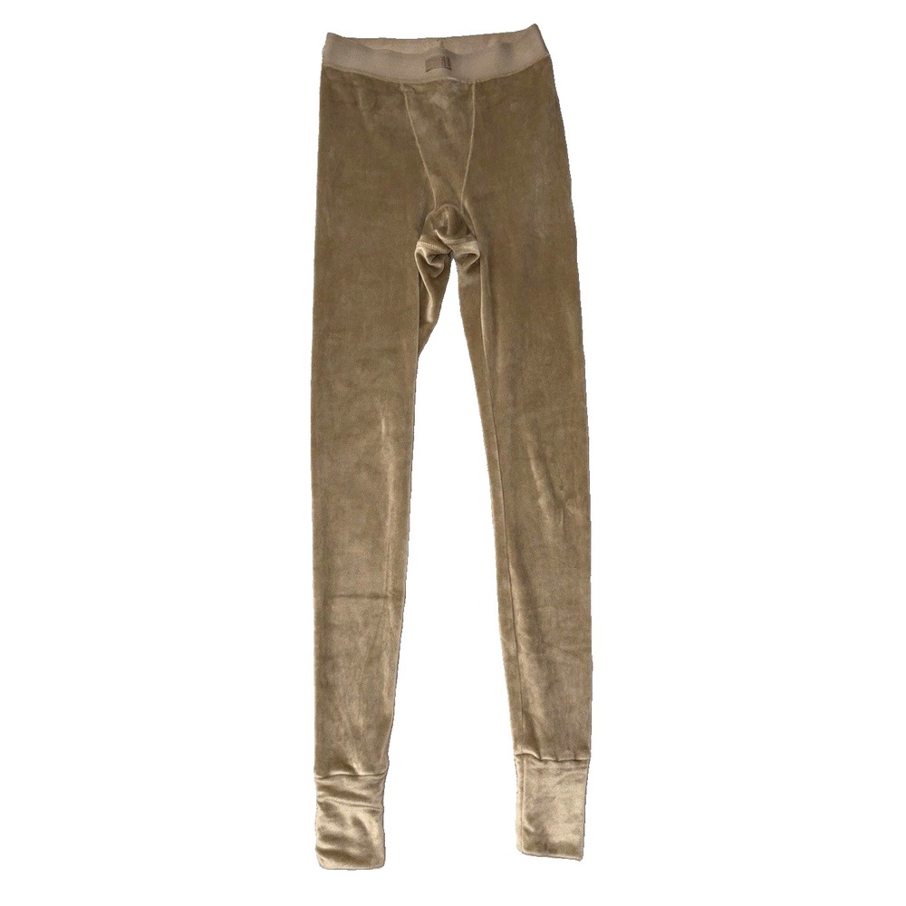 SKIMS Gold Velour Leggings Women's XS
